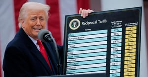 Trump and reciprocal tariffs board_Digital - SEOSocialEditorial image